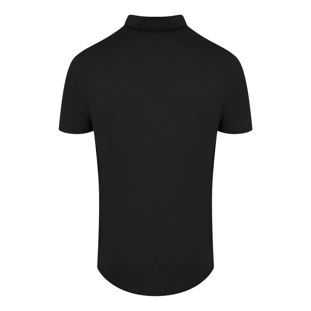 Aquascutum Active Beach Basic Sailor Polo Black Polo Shirt