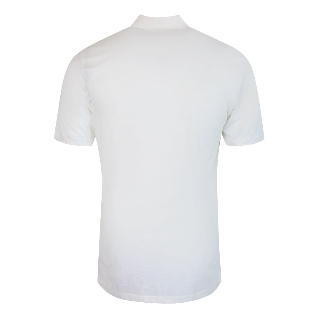 Aquascutum Active Beach Sailor Check Polo Optical White Polo Shirt