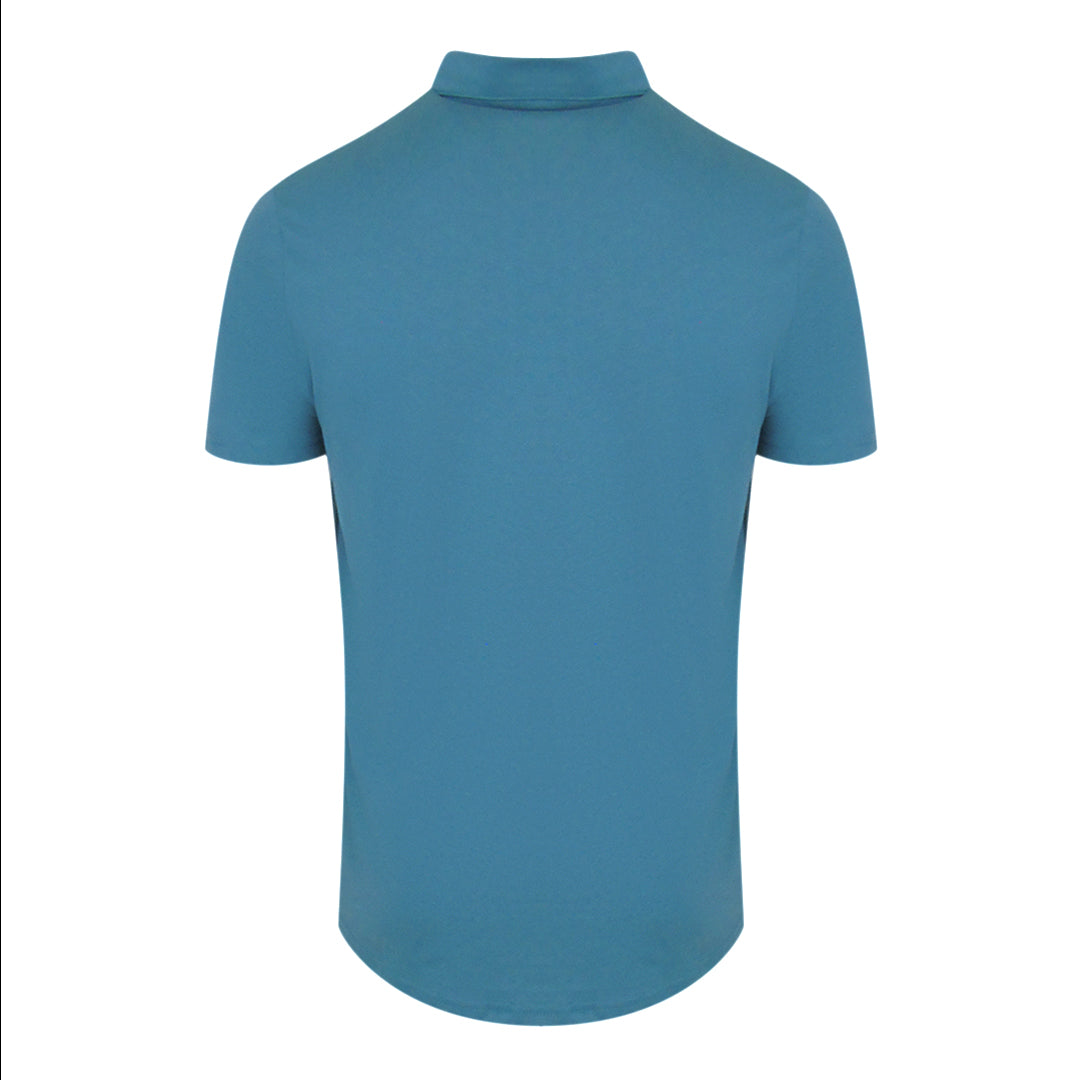Aquascutum Active Beach Basic Sailor Polo Avio Blue Polo Shirt