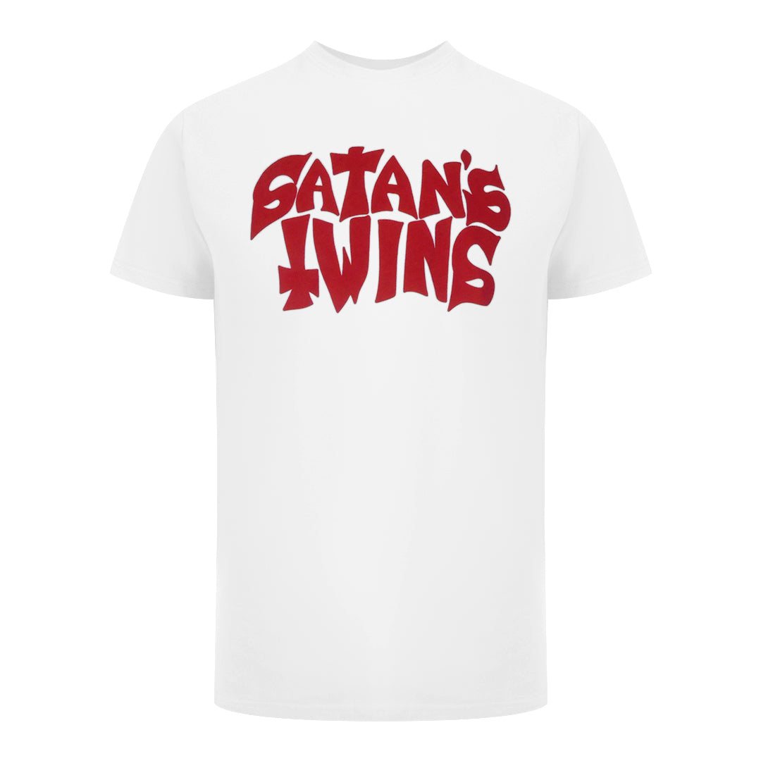 Dsquared2 T-Shirt White Satan's Twins Logo
