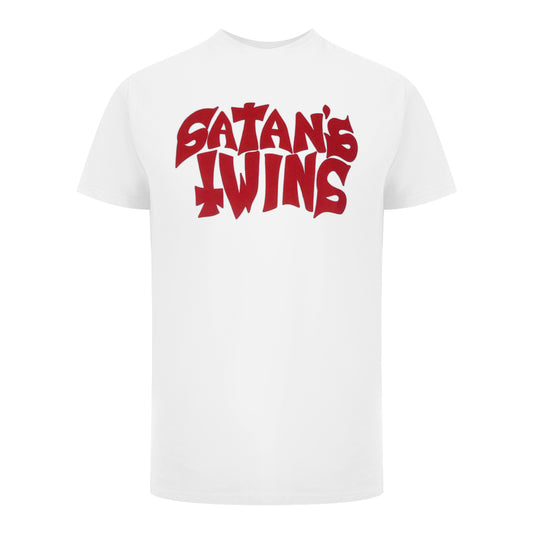 Dsquared2 T-Shirt White Satan's Twins Logo