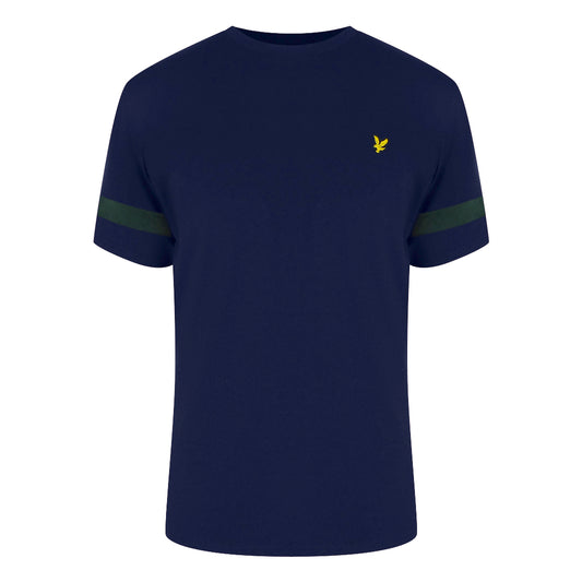 Lyle & Scott Tipped Navy Blue T-Shirt