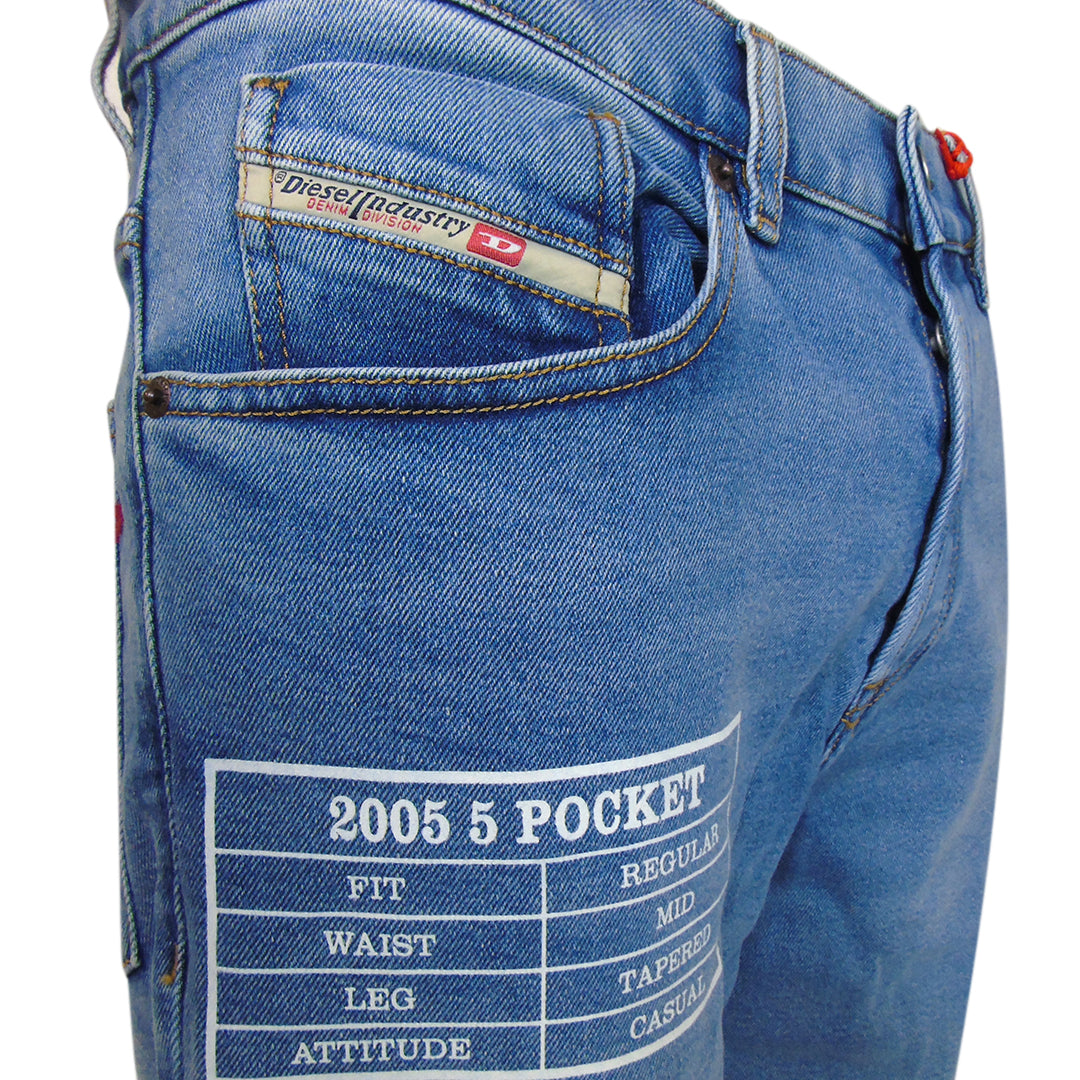 Diesel 2005 D-Fining Blue Denim Pants