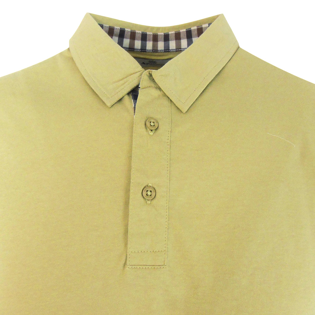 Aquascutum Active Iconic Basic Beige Polo Shirt
