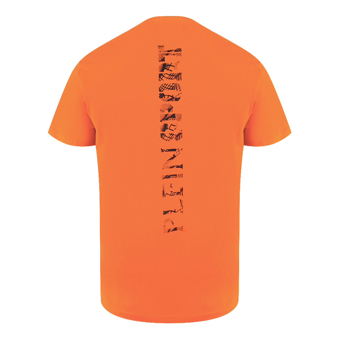 Plein Sport Scratch Logo Orange Fluo T-Shirt