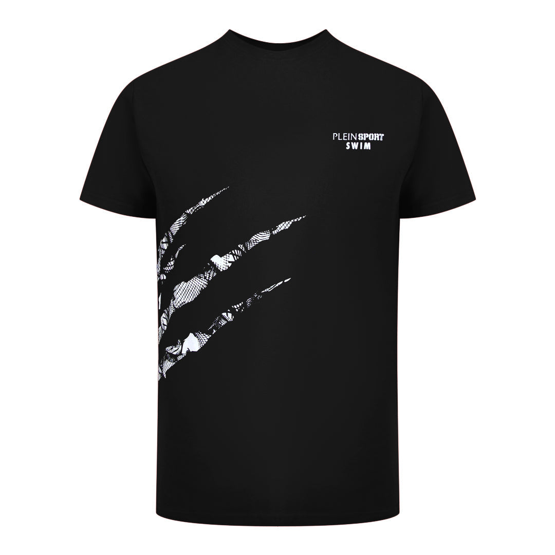 Plein Sport Scratch Logo Black T-Shirt