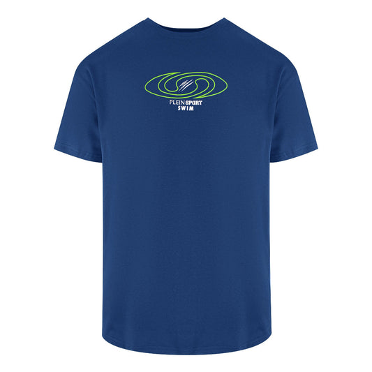Plein Sport Spiral Logo Navy Blue T-Shirt