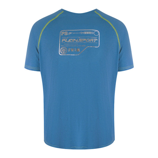 Plein Sport Performance Logo Light Blue T-Shirt