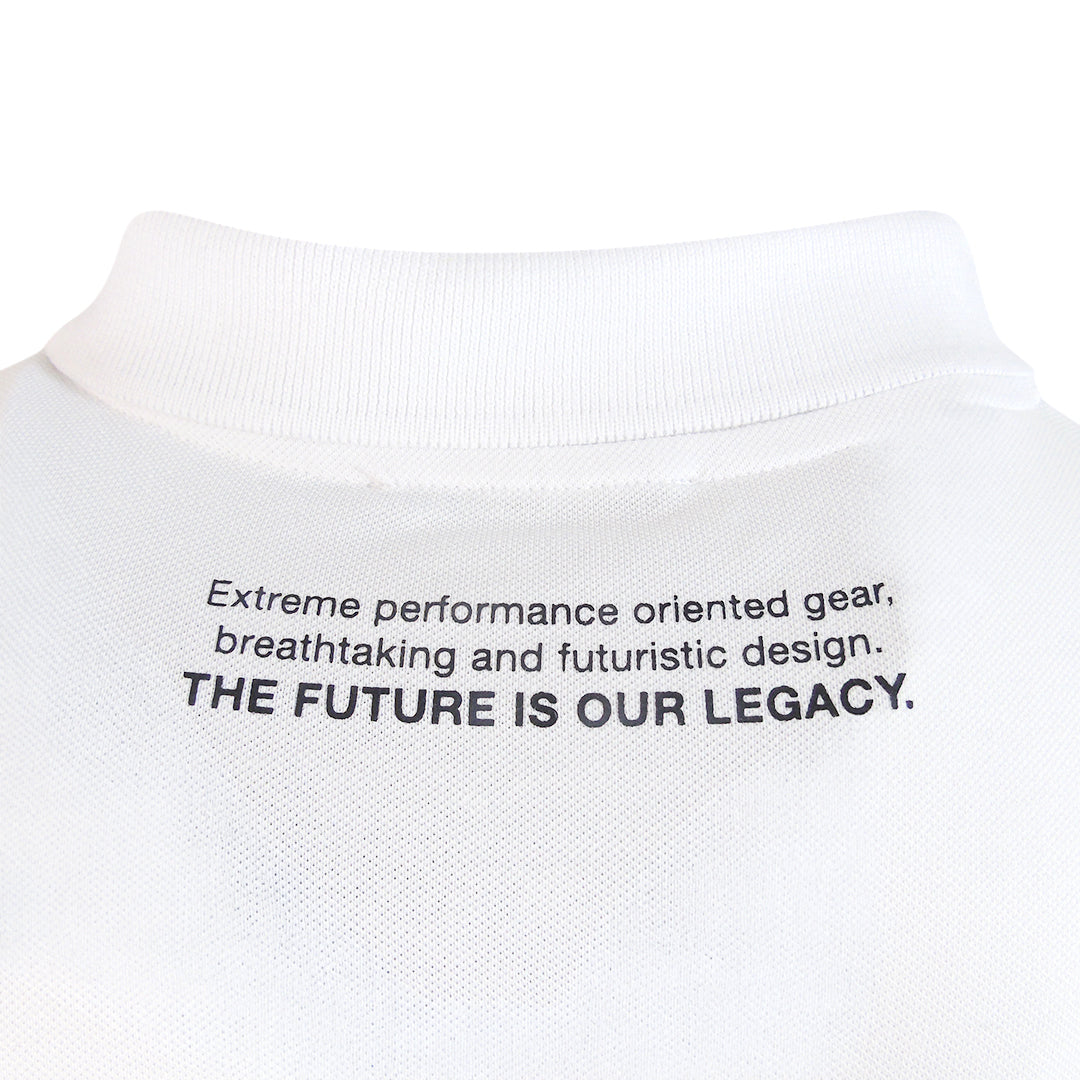 Plein Sport Classic Logo Stretch White Polo Shirt