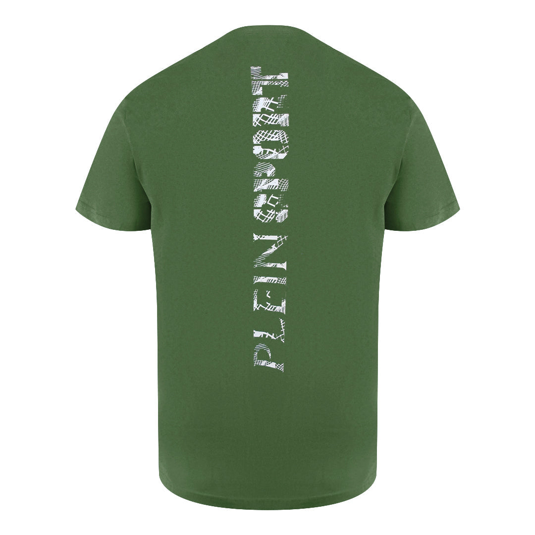 Plein Sport Scratch Logo Green T-Shirt