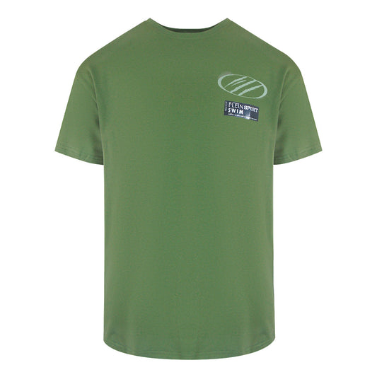 Plein Sport Tonal Logo Green T-Shirt