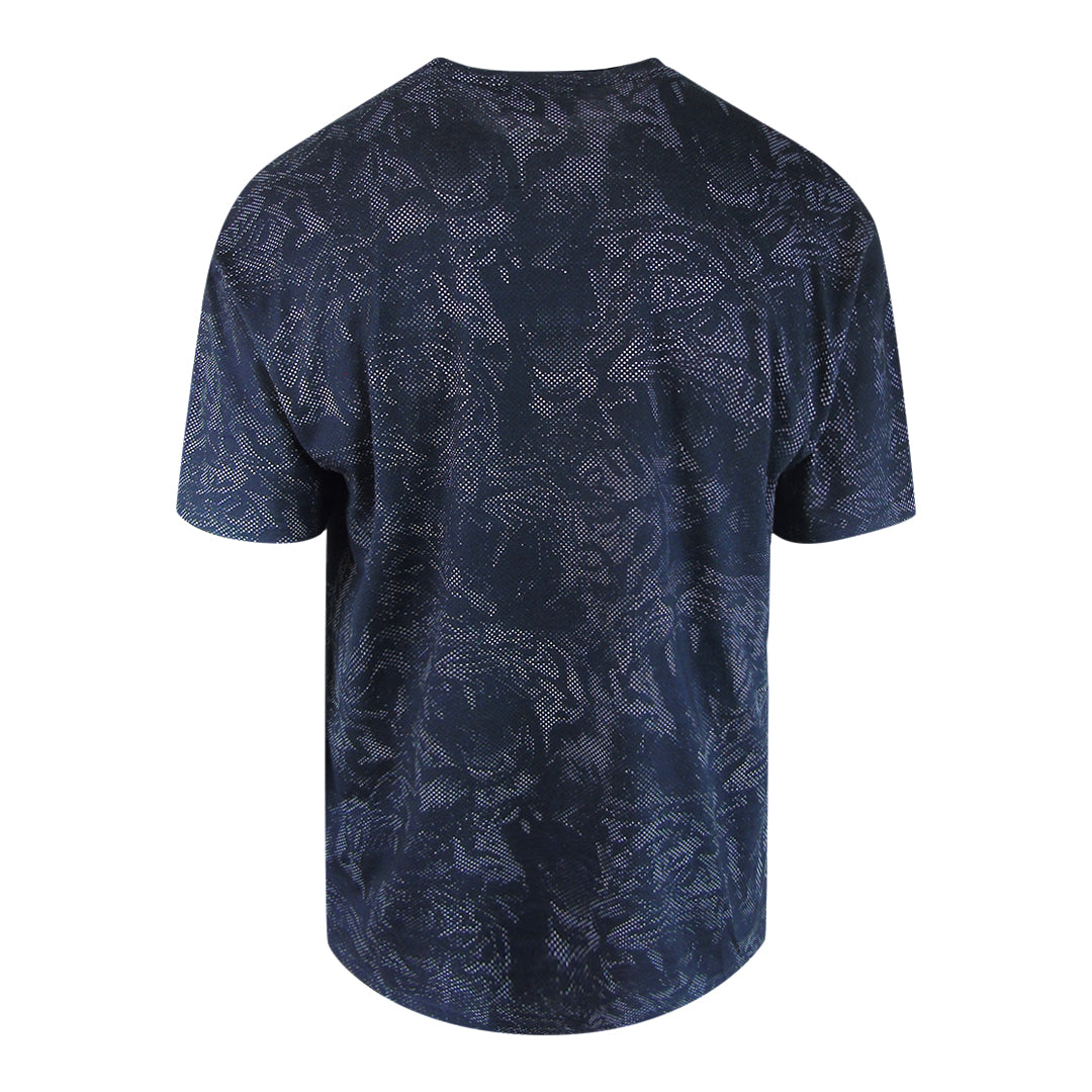 Plein Sport Allover Tiger Logo Black T-Shirt
