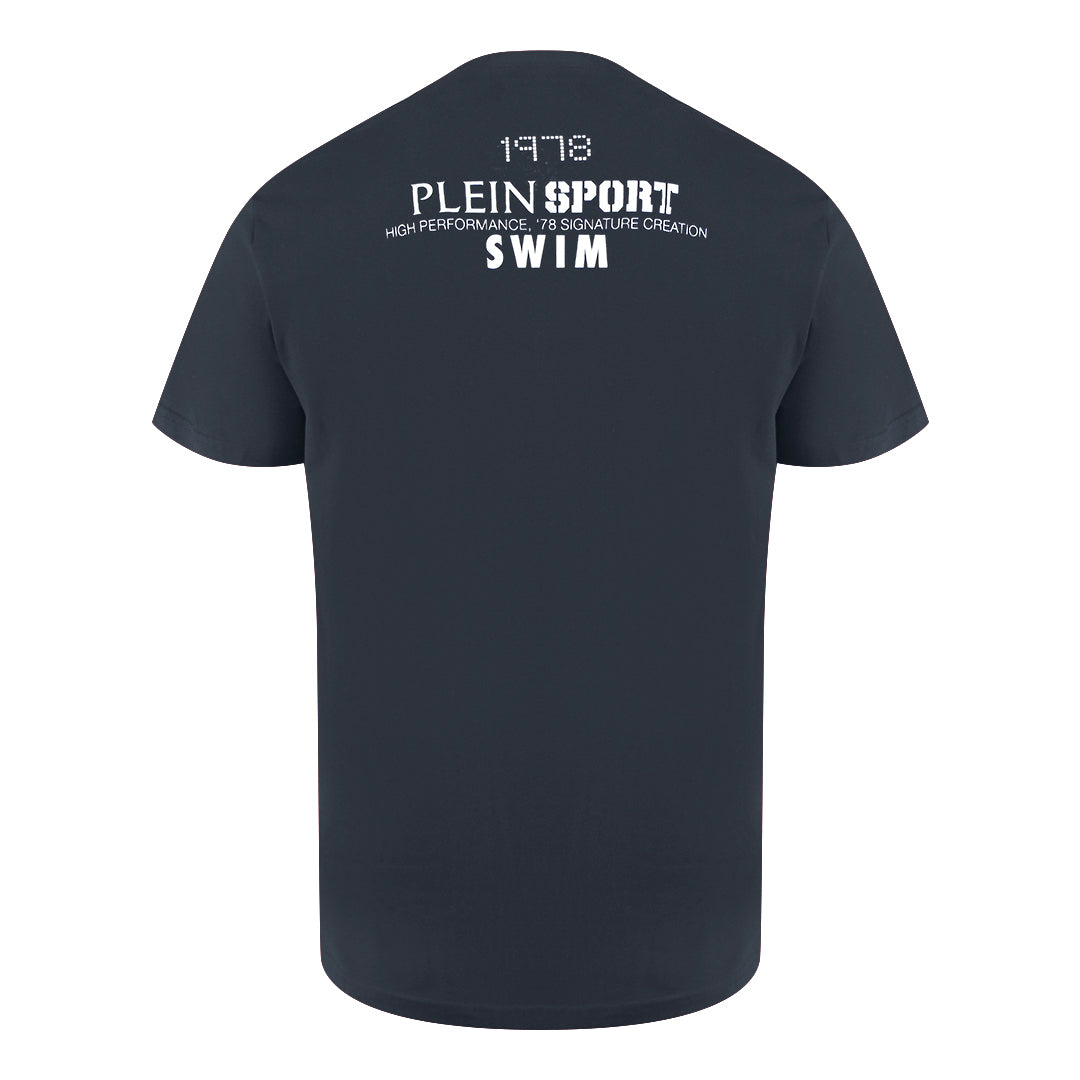 Plein Sport Spiral Logo Dark Grey T-Shirt