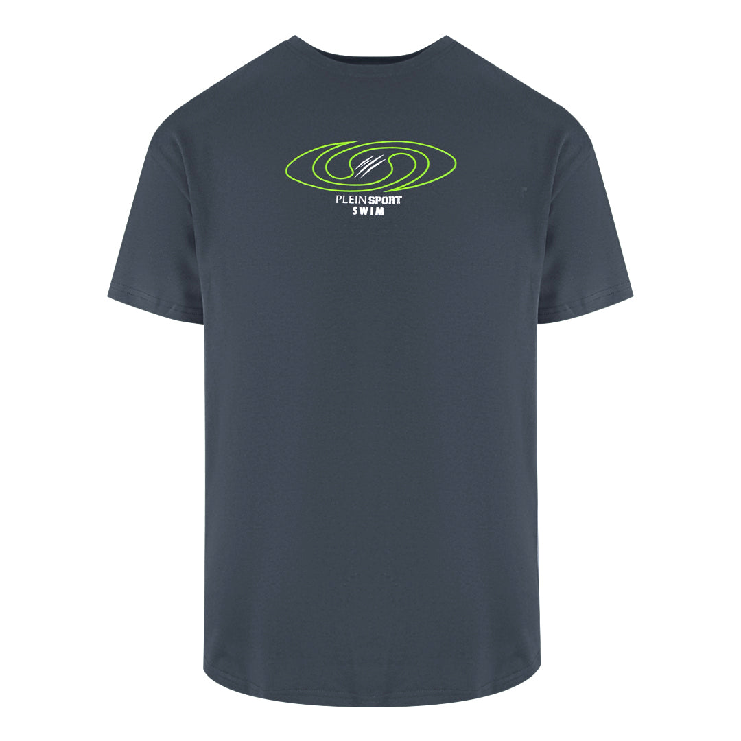 Plein Sport Spiral Logo Dark Grey T-Shirt
