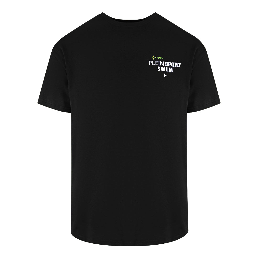 Plein Sport Geo Logo Stretch Black T-Shirt