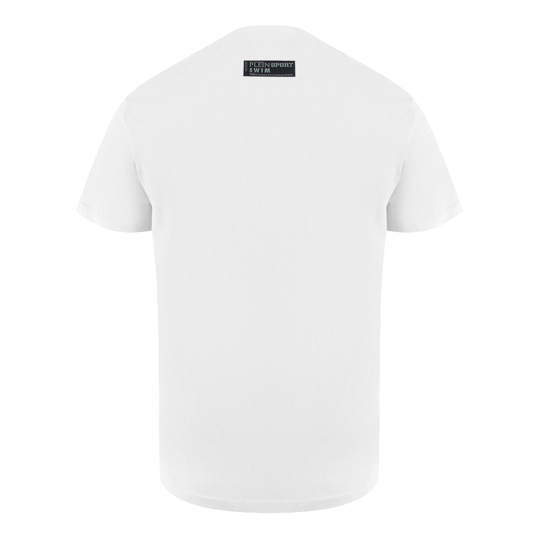 Pleint Sport Swim Tiger Box Logo White T-Shirt