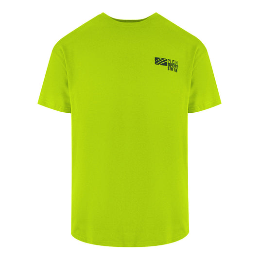 Plein Sport Basic Logo Yellow Fluo T-Shirt