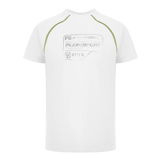 Plein Sport Performance Logo White T-Shirt
