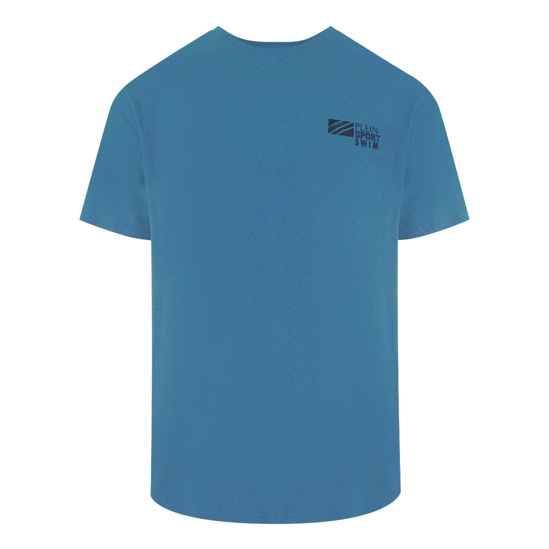 Plein Sport Classic Logo Light Blue T-Shirt