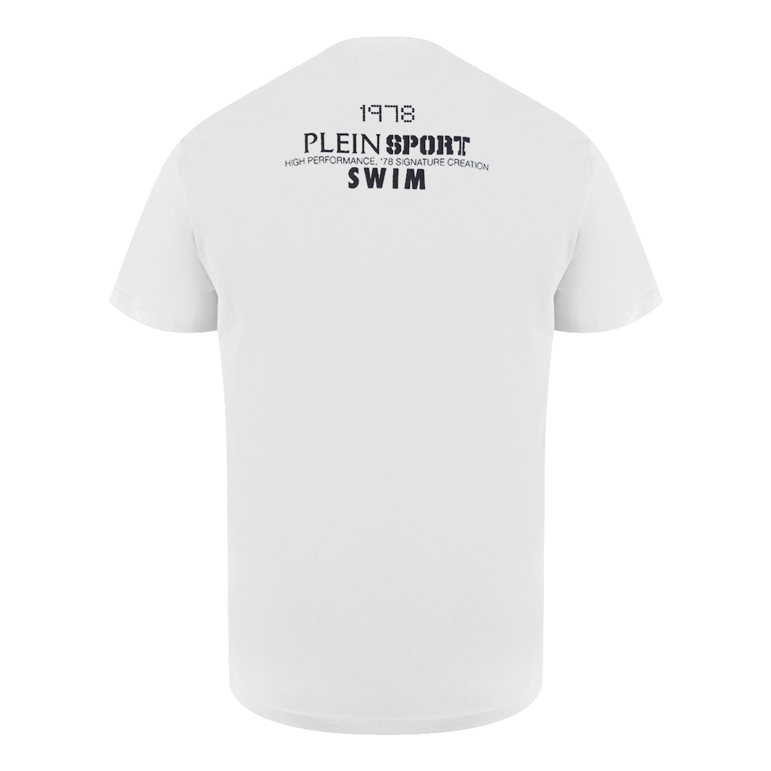 Plein Sport Spiral Logo White T-Shirt