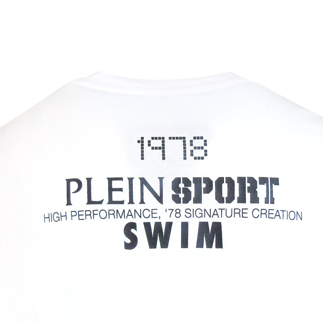 Plein Sport Spiral Logo White T-Shirt