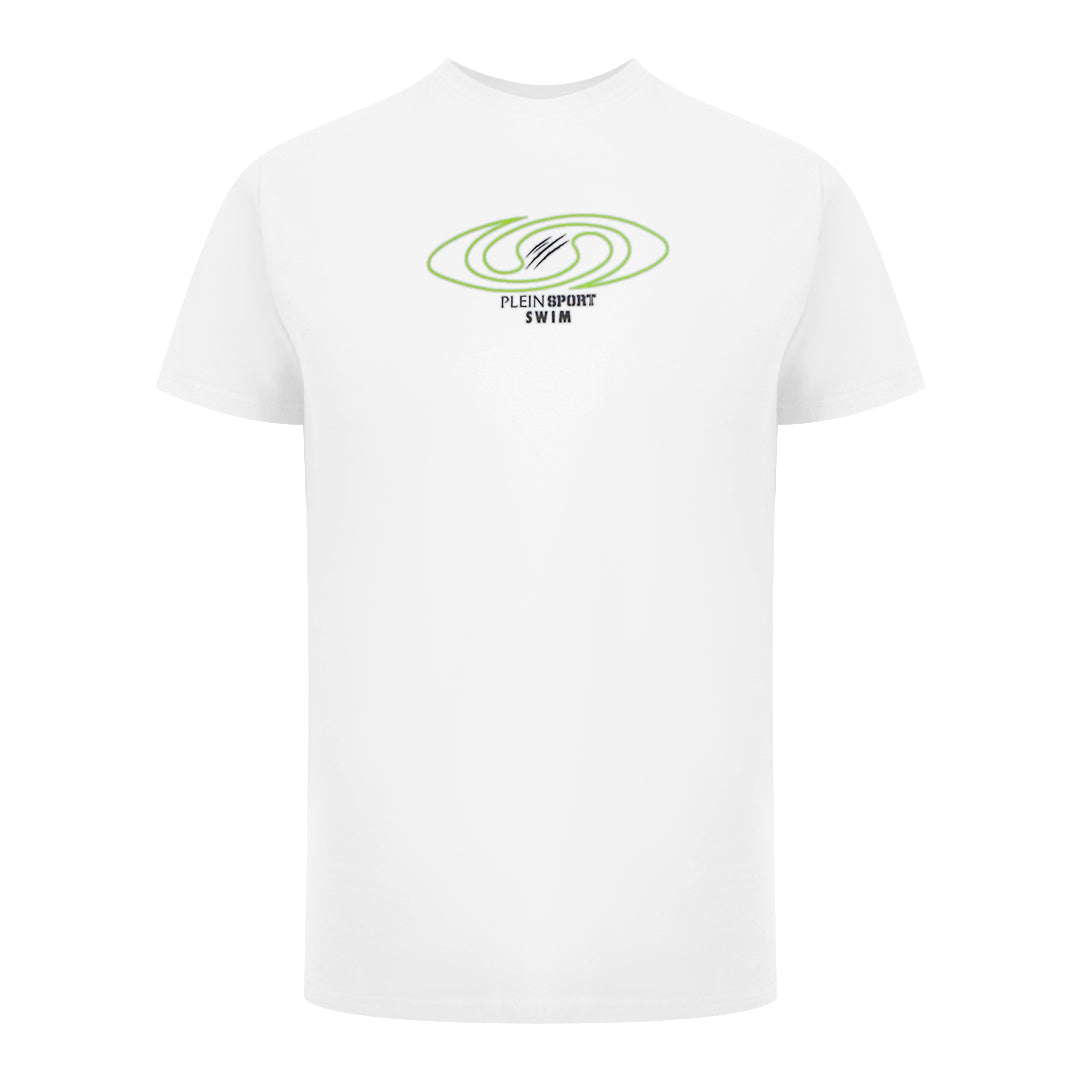 Plein Sport Spiral Logo White T-Shirt