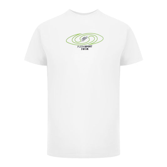 Plein Sport Spiral Logo White T-Shirt