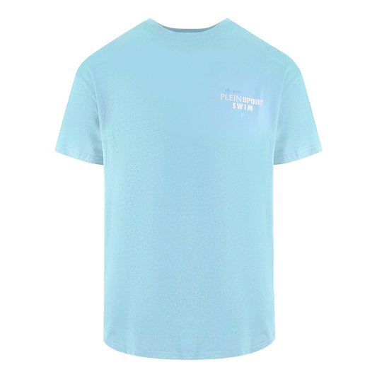 Plein Sport Geo Logo Stretch Blue T-Shirt