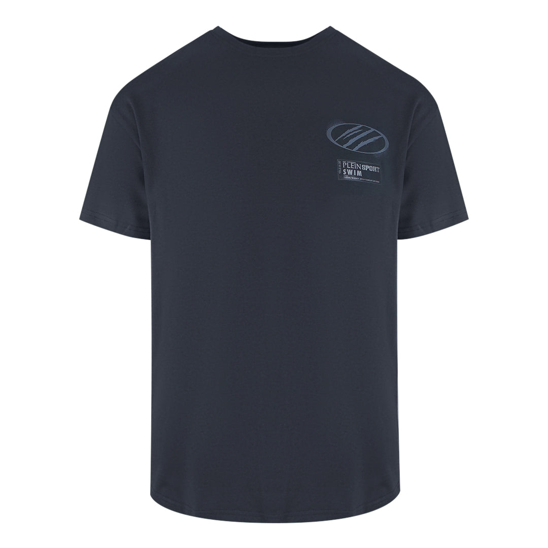 Plein Sport Tonal Logo Dark Grey T-Shirt