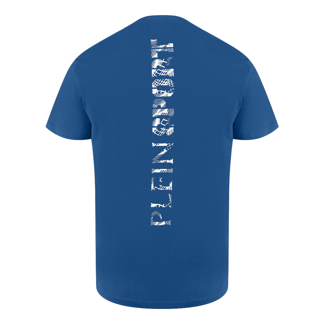 Plein Sport Scratch Logo Navy Blue T-Shirt