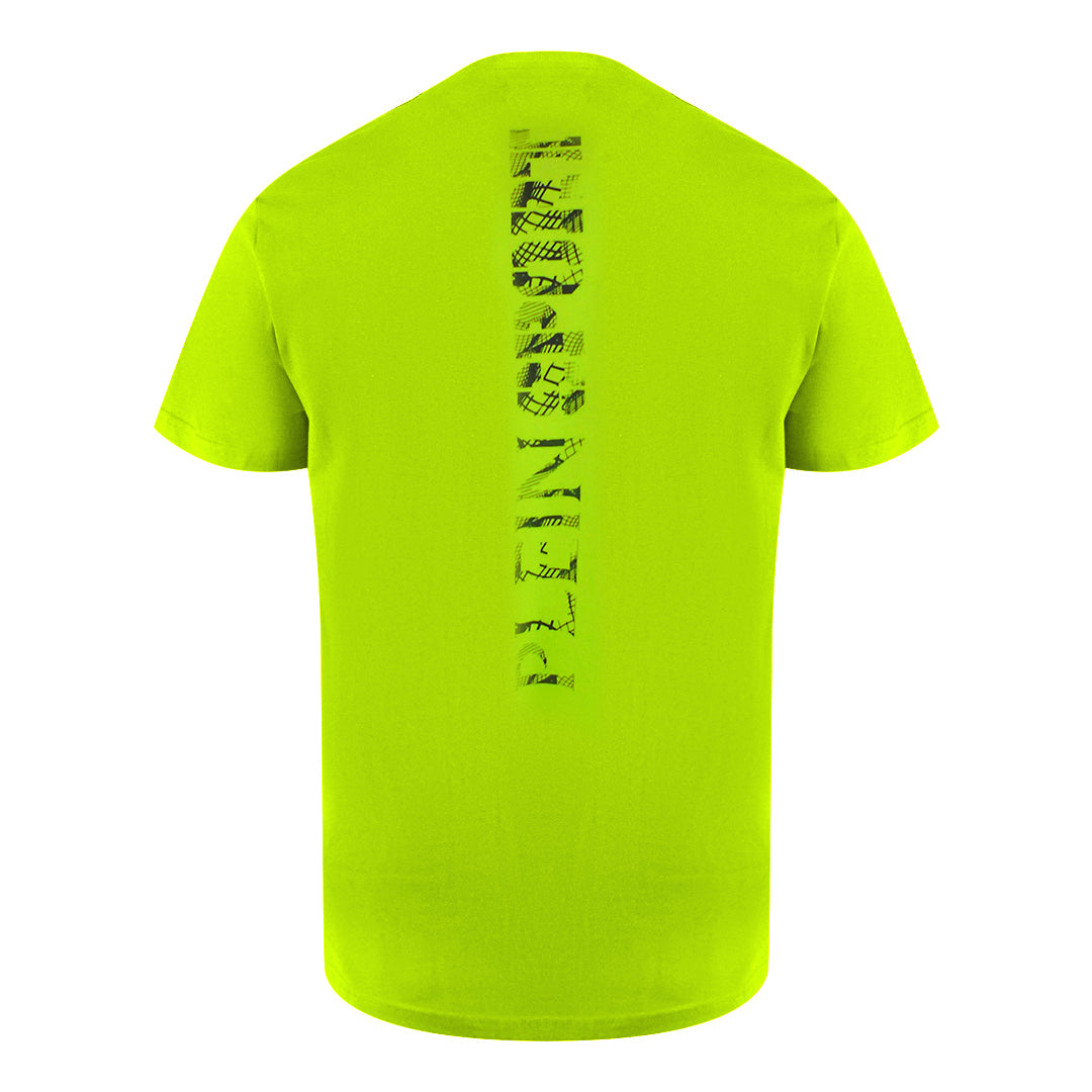 Plein Sport Scratch Logo Yellow Fluo T-Shirt