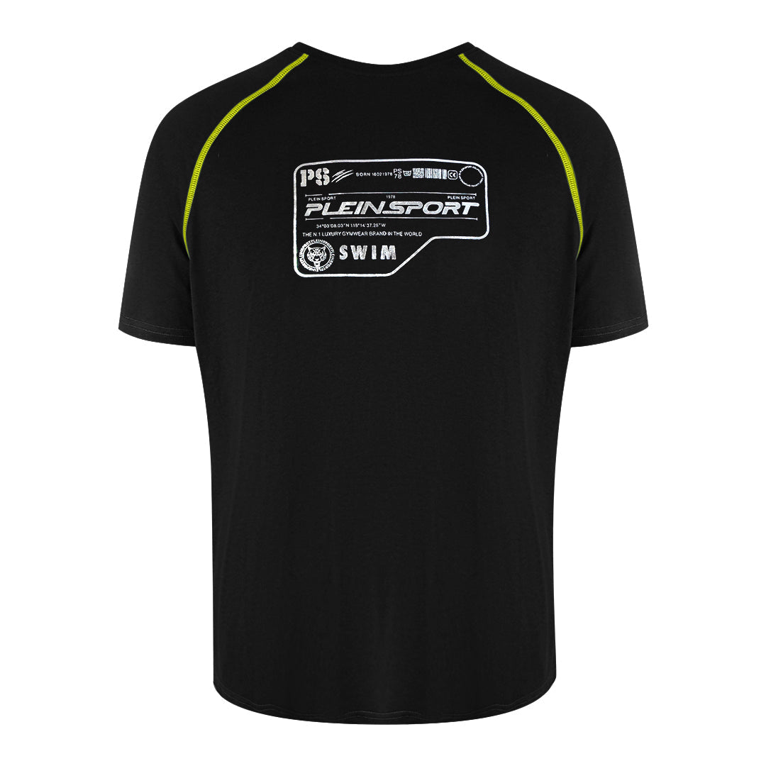Plein Sport Performance Logo Black T-Shirt