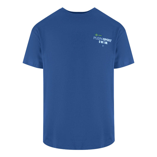 Plein Sport Geo Logo Stretch Navy Blue T-Shirt