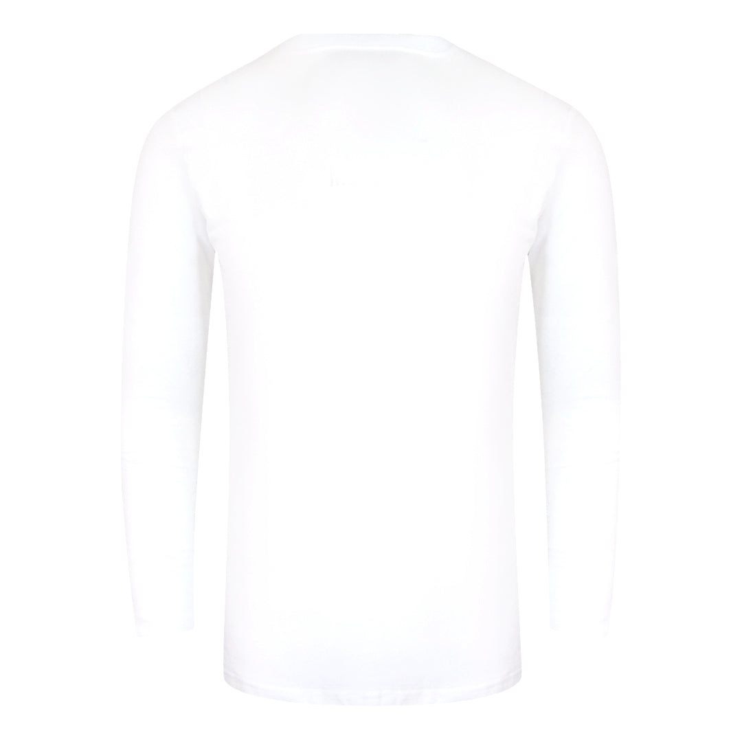 Love Moschino Bold Logo Long Sleeve White T-Shirt