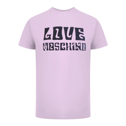 Love Moschino JG7408PP0NL50600 Pink T-Shirt Womens