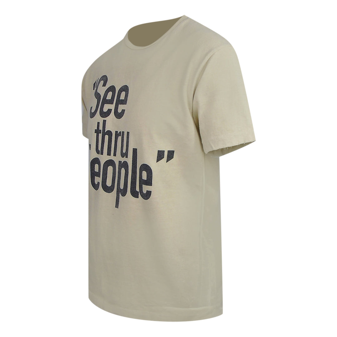 Gallery Dept See Thru People Antique White T-Shirt