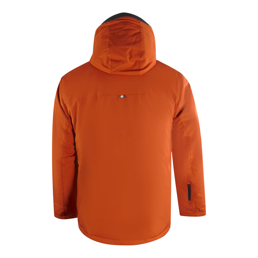 Aquascutum Activehellid Parka Rust Orange Parka Jacket Male