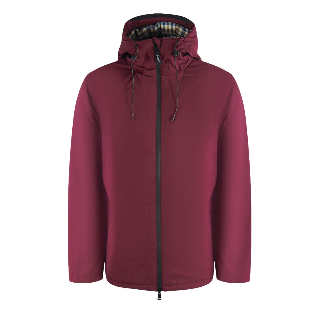 Aquascutum Activehellid Parka Cordovan Burgundy Parka Jacket