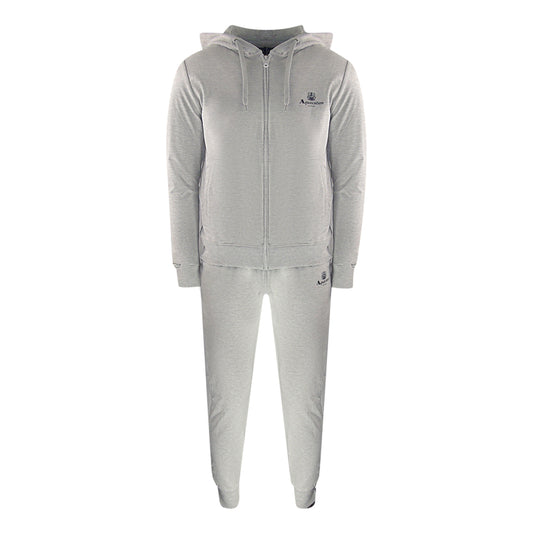 Aquascutum Grey Zip-Up Hoodie And Track Pants Set