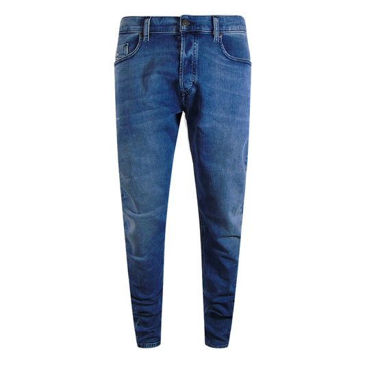 Diesel Tepphar-X Brown Badge Blue Denim Pants