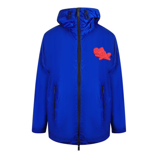 Dsquared2 Large DSQ2 Logo Blue Jacket