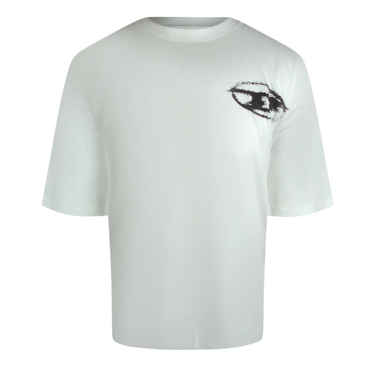 Diesel Box Fit White T-Shirt