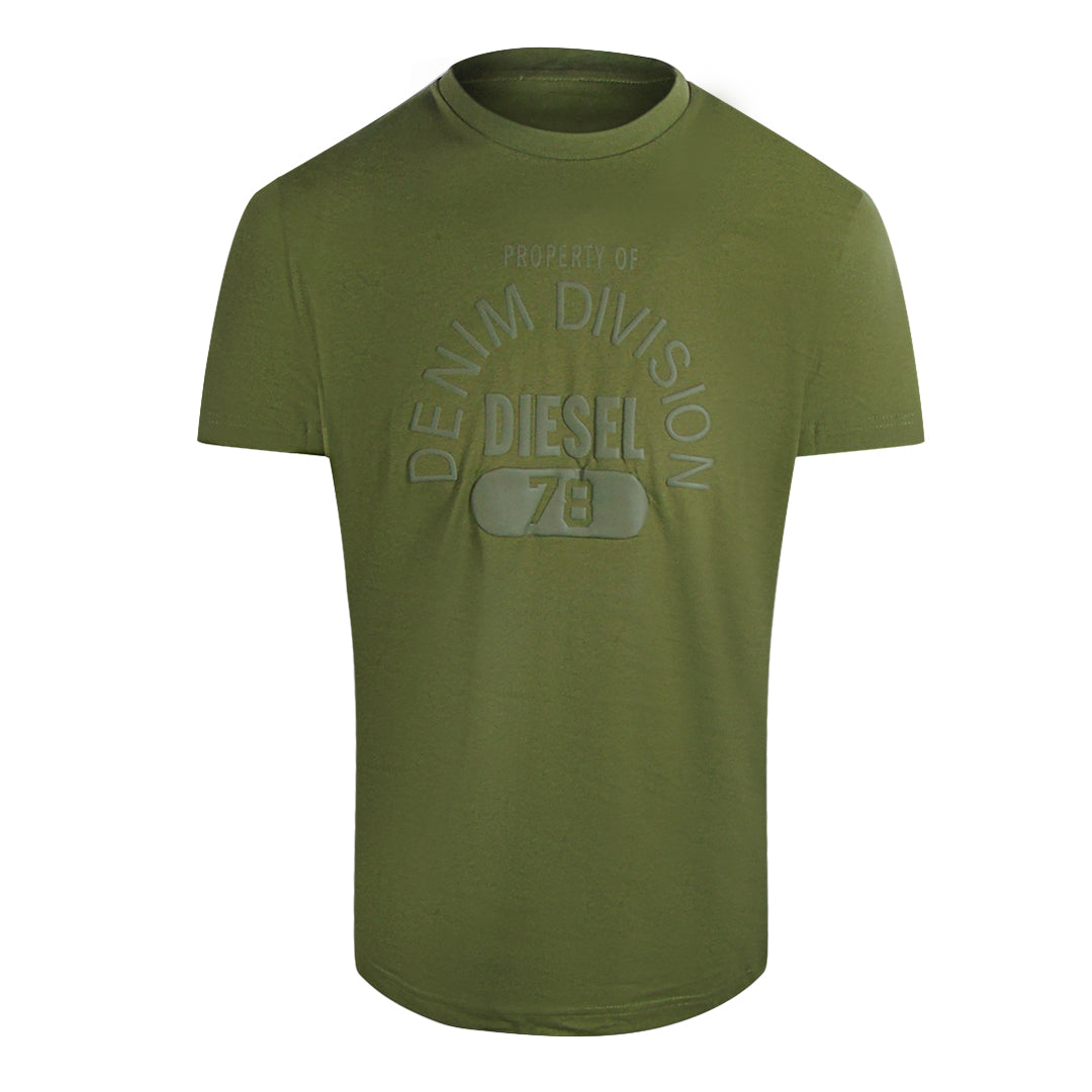 Diesel Property Of Denim Division Green T-Shirt