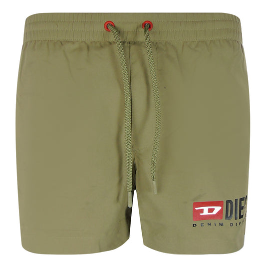 Diesel BMBX-KEN-37 Green Swim Trunks