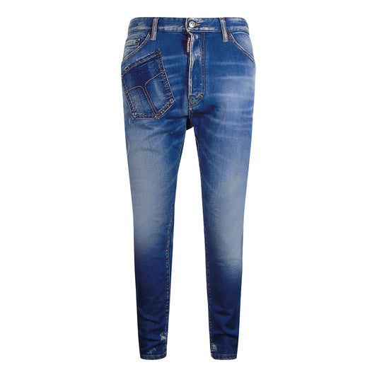 Dsquared2 Relax Long Crotch Blue Denim Jeans