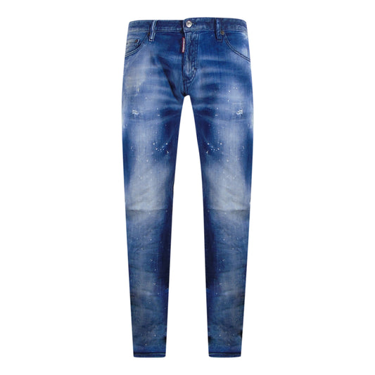 Dsquared2 Skinny Dan Navy Blue Jeans