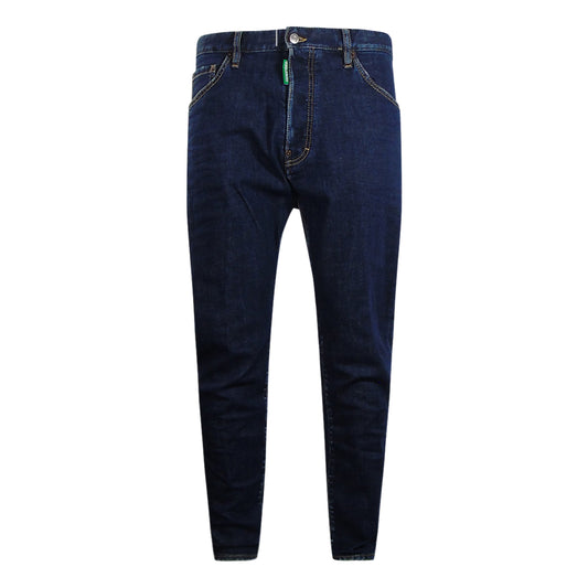 Dsquared2 Relax Long Crotch Jean Dark Blue Denim Pants