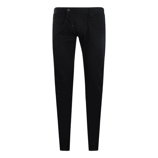 Dsquared2 Straight Leg Sharpei Black Jean