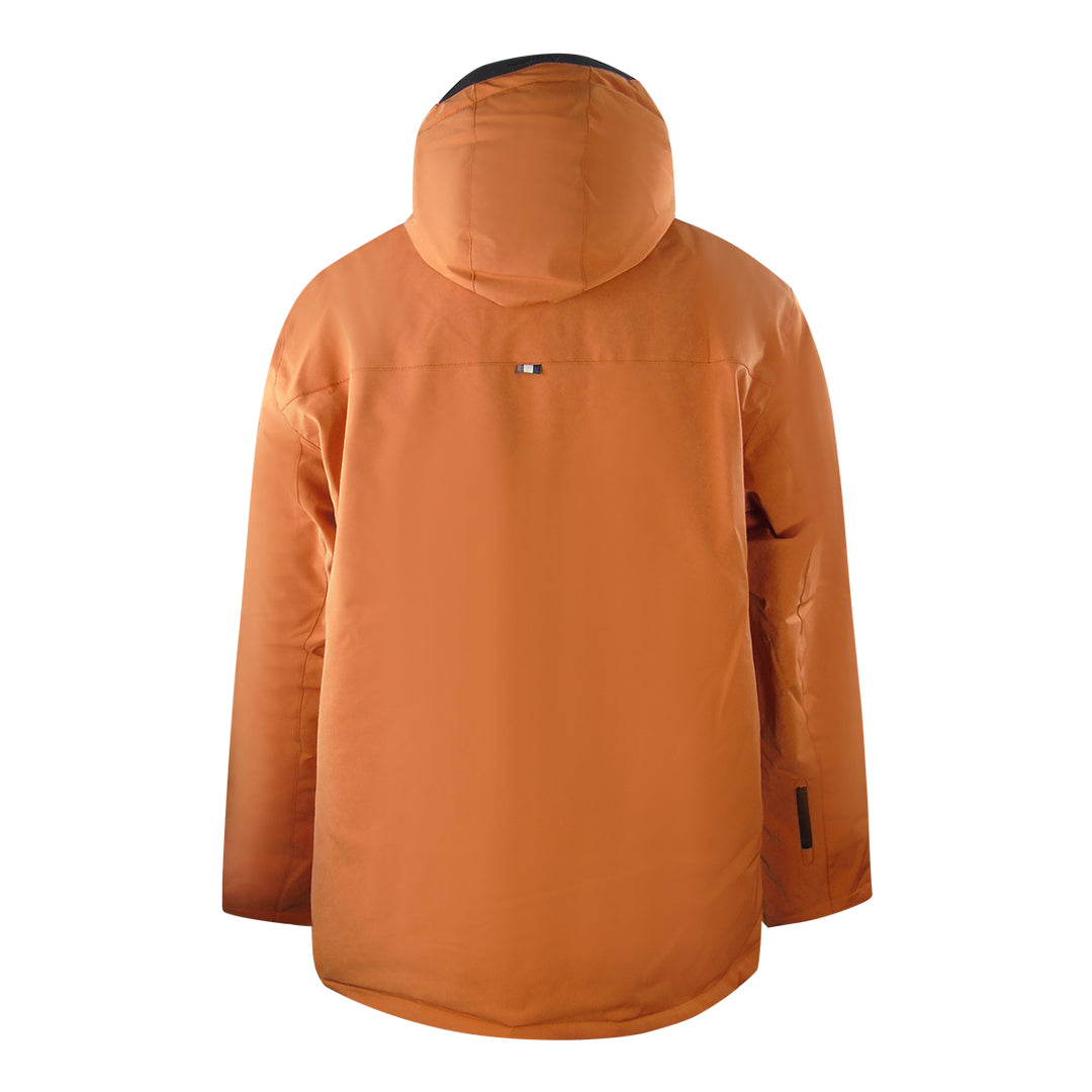 Aquascutum Active Hydroid Rust Orange Parka Jacket