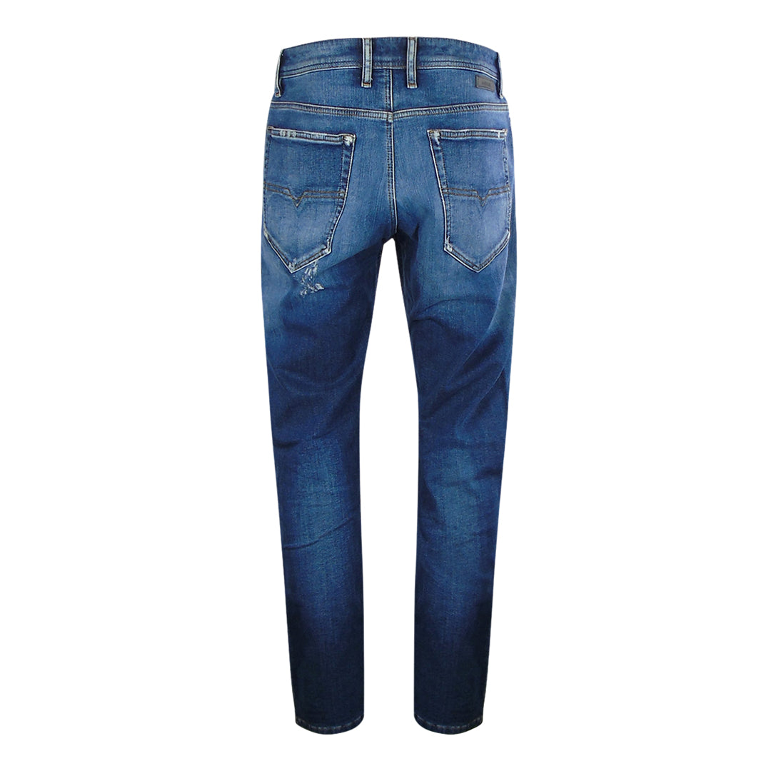Diesel Narrot-T Ripped Style Blue Jogg Jean